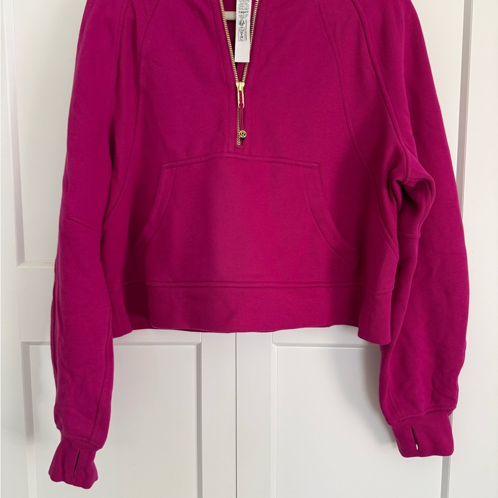lululemon oversized scuba hoodie- Fuchsia